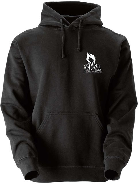 Hoodie, Black - Framåt (liten logo)